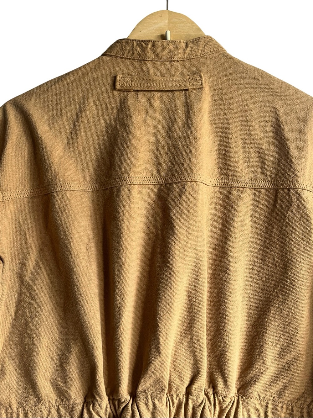 Everlane Canvas Organic Cotton Coverall Mustard S - Picture 8 of 16